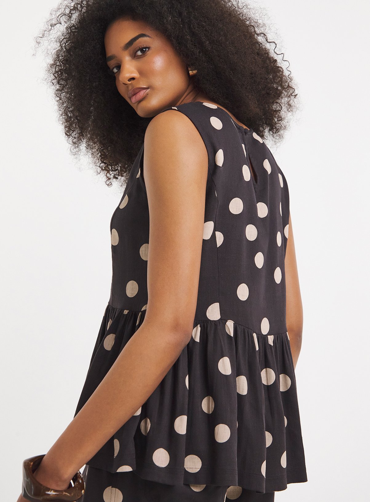SIMPLY BE Peplum Shell Top 30 - Image 2 thumbnail
